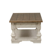 Morgan Creek Cocktail Table in Antique White image