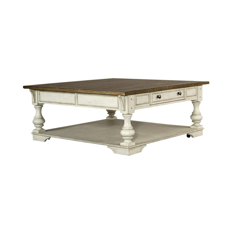 Morgan Creek Cocktail Table in Antique White