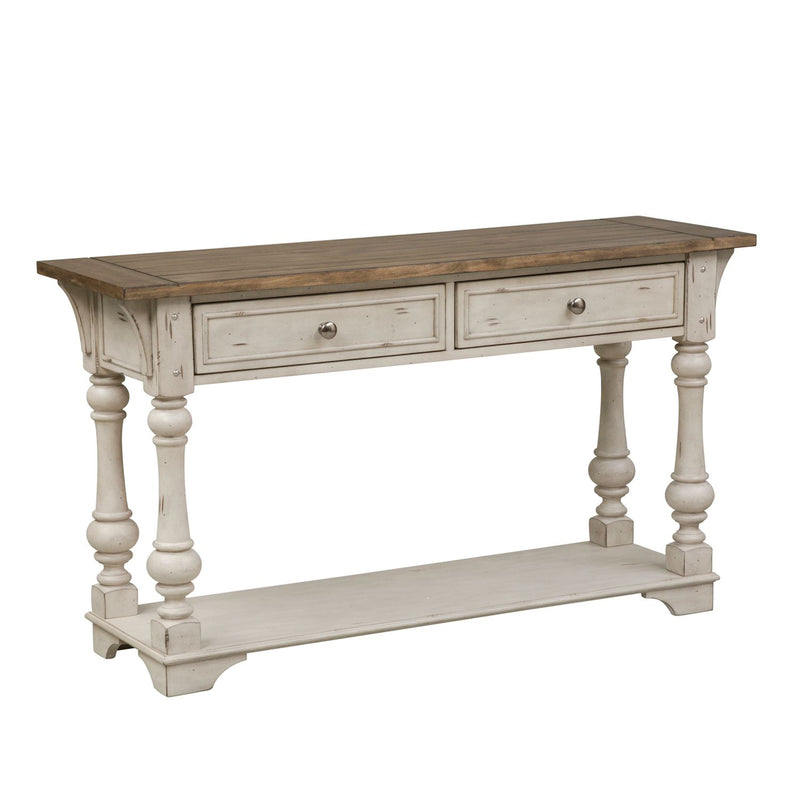 Morgan Creek Sofa Table in Antique White