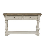 Morgan Creek Sofa Table in Antique White image