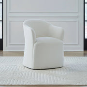 Accent Dining Accent Dining Chair w/ Casters - Ivory image