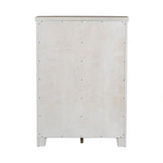 Modern Farmhouse 5 Drawer Chest in White image