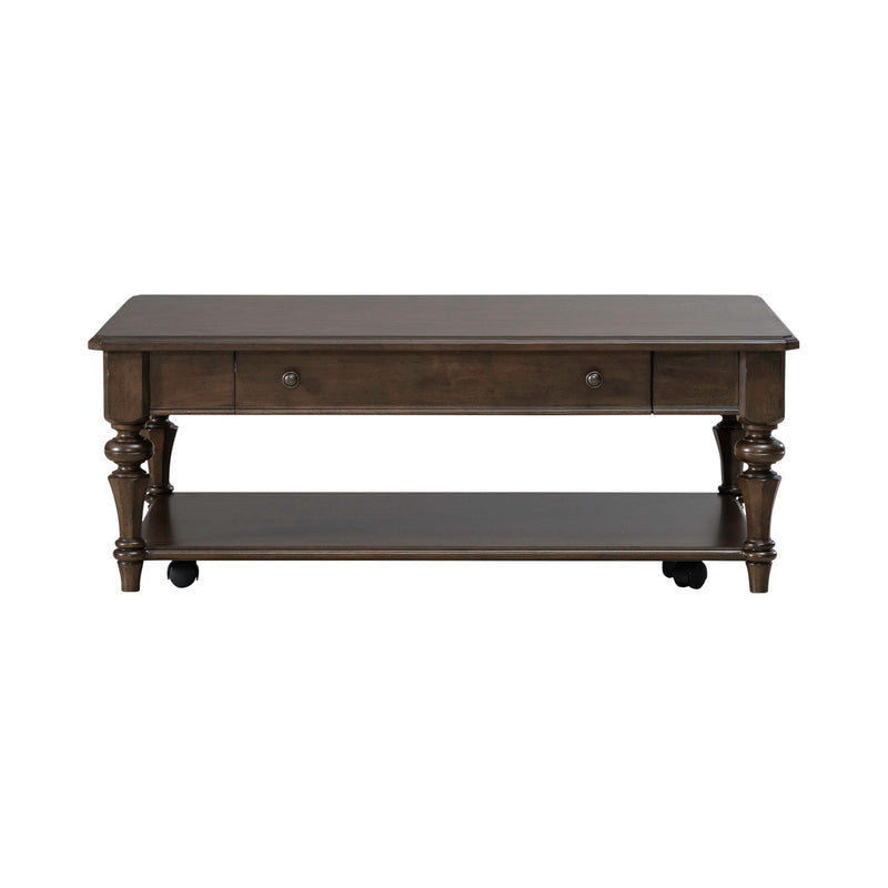 Arden Road Rectangular Cocktail Table in Satin Cherry