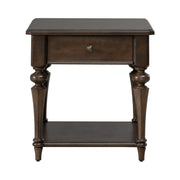 Arden Road Drawer End Table in Satin Cherry image