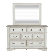 Abbey Park King California Panel Bed, Dresser & Mirror, Chest, Night Stand image