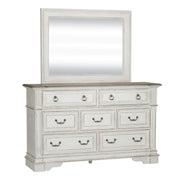 Abbey Park Panel Bed, Dresser & Mirror, Chest, Night Stand image