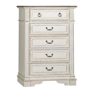 Abbey Park Uph Sleigh Bed, Dresser & Mirror, Chest image