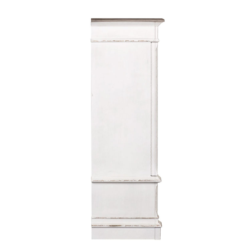 Abbey Park Mirrored Door Chest in Antique White image