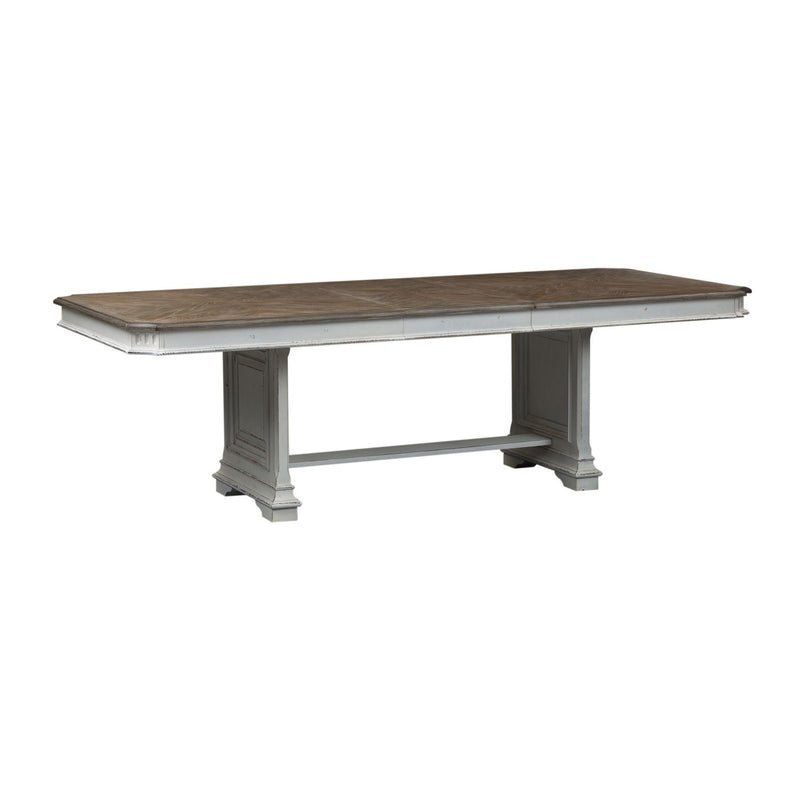 Abbey Park 5 Piece Trestle Table Set