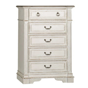 Abbey Park Uph Sleigh Bed, Dresser & Mirror, Chest, Night Stand image