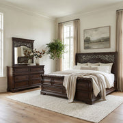 Arbor Place King Sleigh Bed, Dresser & Mirror image