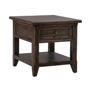 Paradise Valley Rectangular End Table in Saddle Brown image