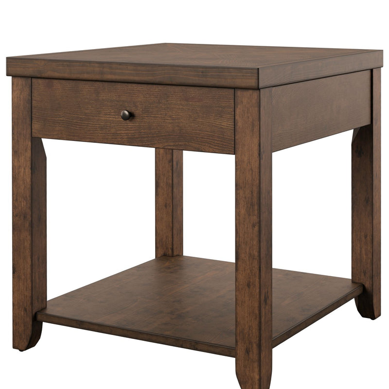 Mitchell End Table in Brown