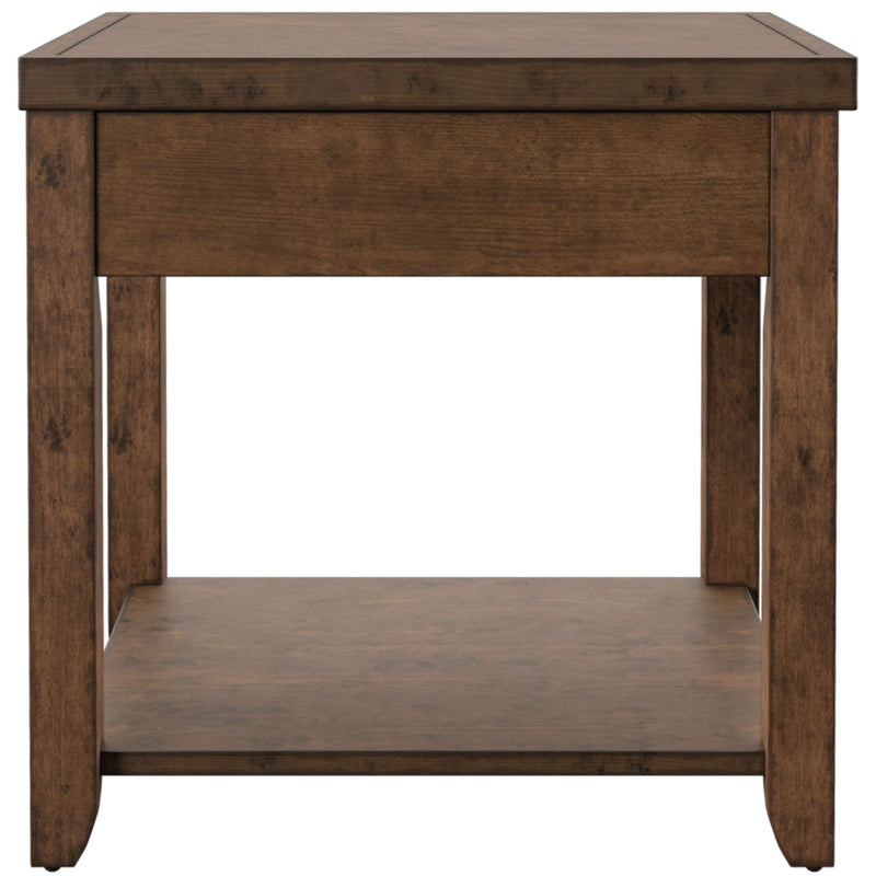 Mitchell End Table in Brown