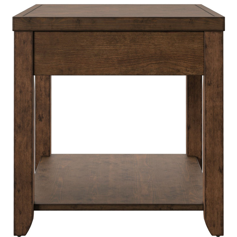 Mitchell End Table in Brown