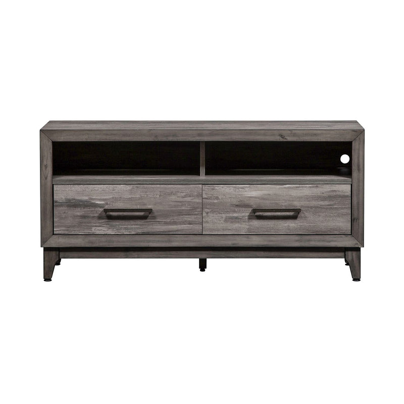 Mercury 47 Inch TV Console in Driftwood Gray