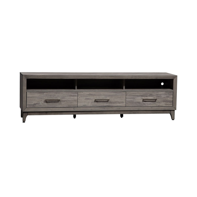 Mercury 62 Inch TV Console in Driftwood Gray