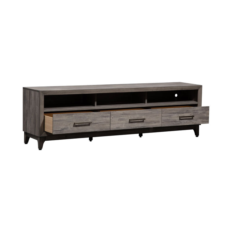 Mercury 62 Inch TV Console in Driftwood Gray