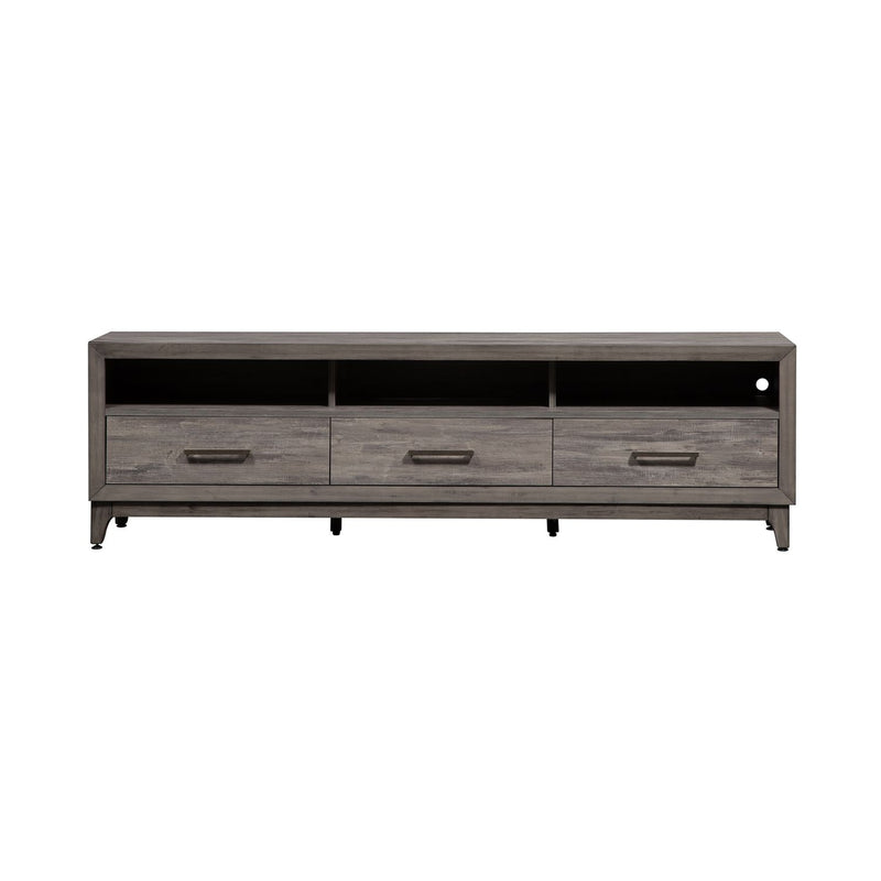 Mercury 76 Inch TV Console in Driftwood Gray