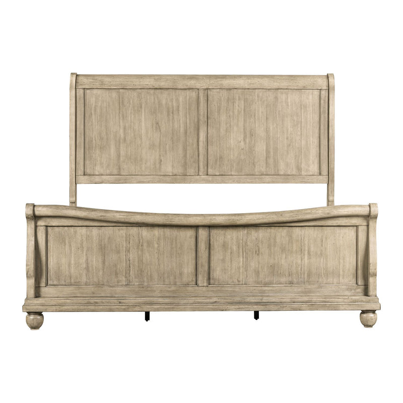 Rustic Traditions King California Sleigh Bed