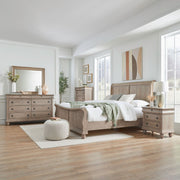 Rustic Traditions King Sleigh Bed, Dresser & Mirror, Chest, Night Stand image