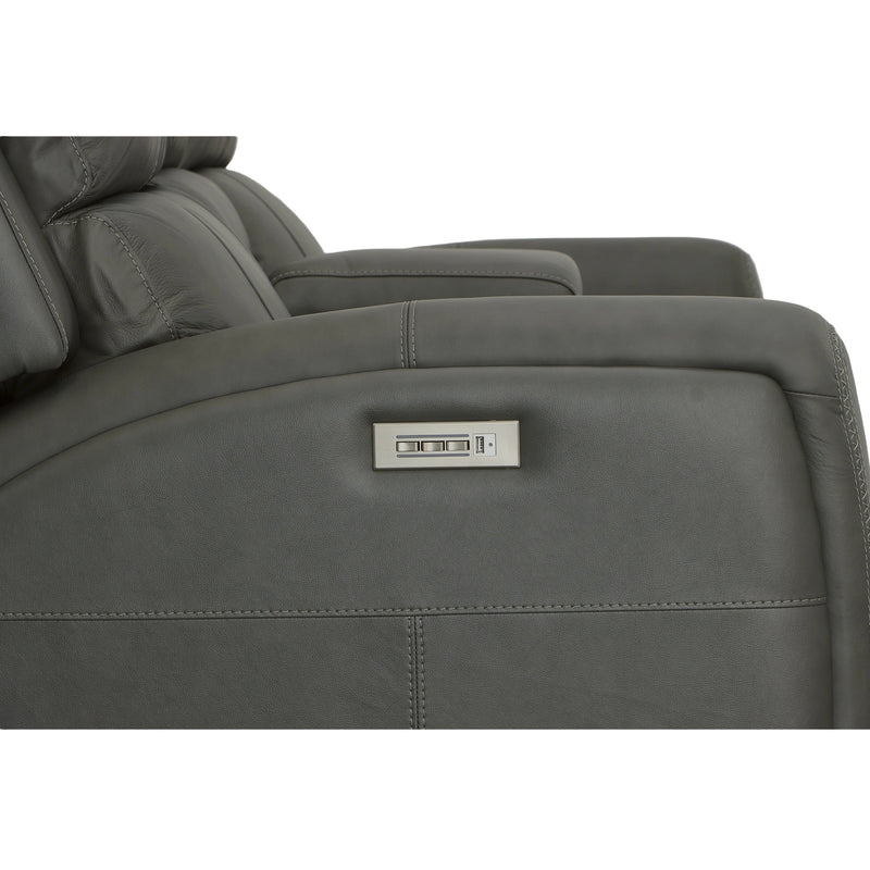 Linden Power Reclining Loveseat with Console & Power Headrests & Lumbar - 5000007534