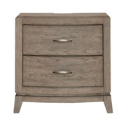 Avalon Nightstand with Charging Station in Burnished Beige image