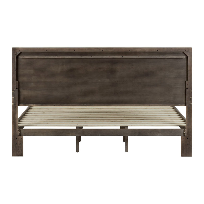 Century Modern King Platform Bed