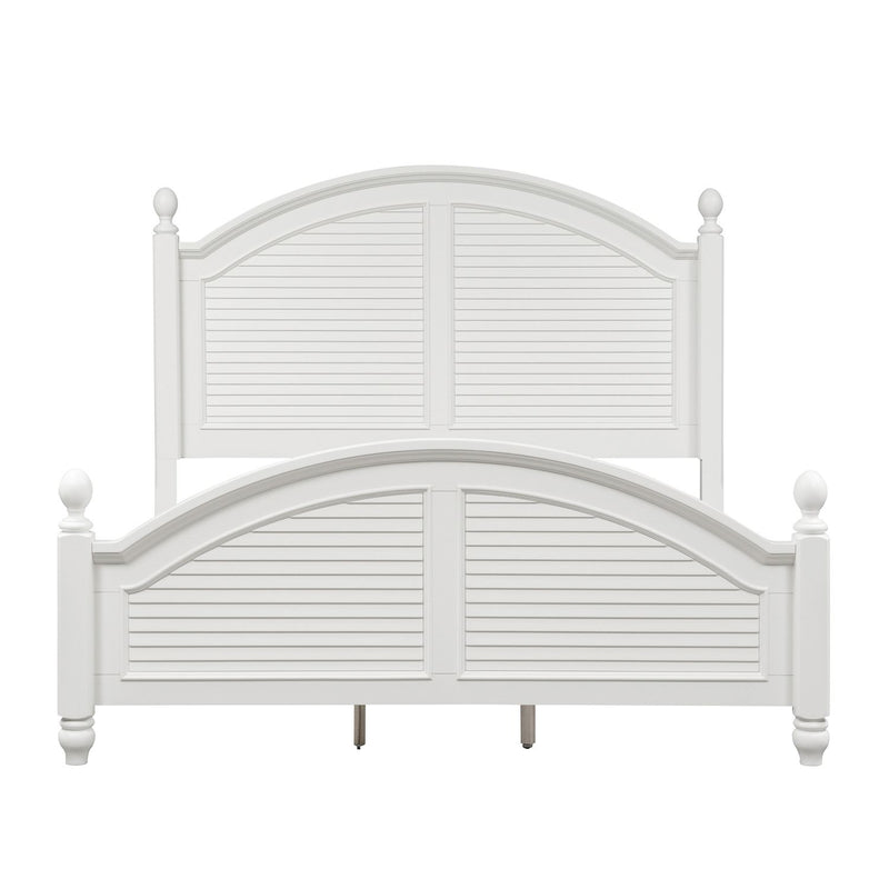 Summer House I King Poster Bed, Dresser & Mirror, Night Stand