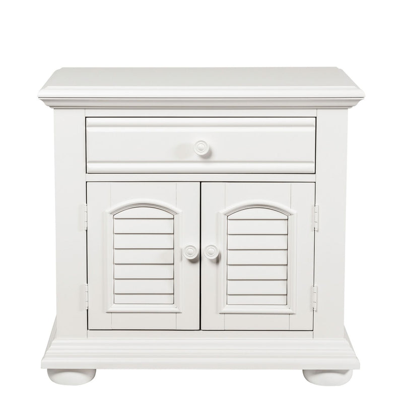 Summer House I King Poster Bed, Dresser & Mirror, Night Stand