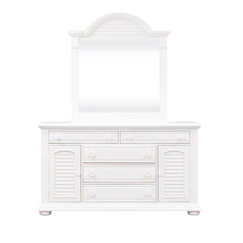 Summer House I Panel Bed, Dresser & Mirror, Chest, Night Stand image
