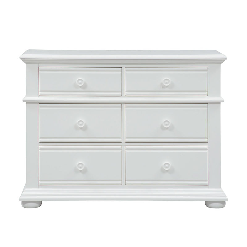 Summer House 6 Drawer Dresser in Oyster White image