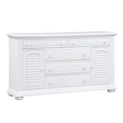 Summer House 5 Drawer Dresser in Oyster White image