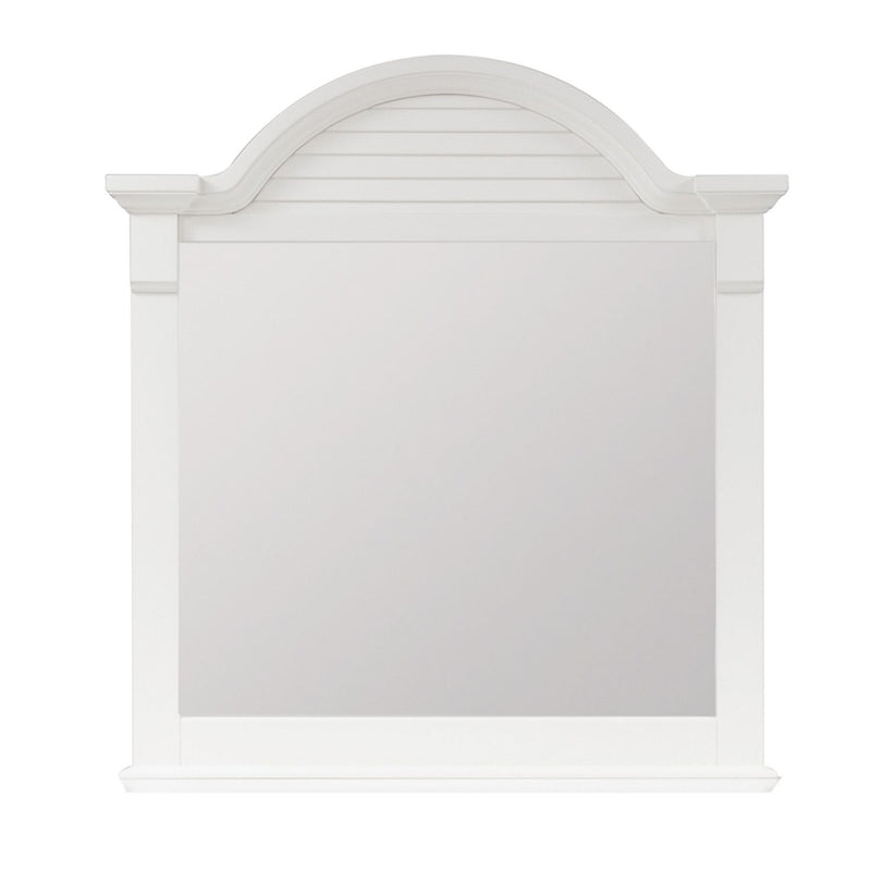 Summer House Mirror in Oyster White