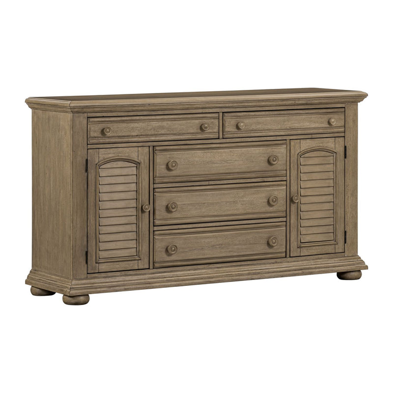 Summer House 2 Door 5 Drawer Dresser