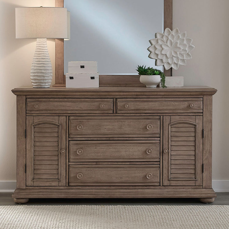Summer House 2 Door 5 Drawer Dresser image