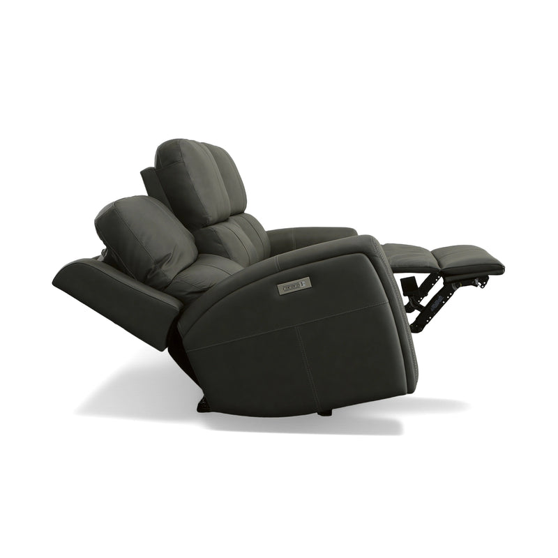 Linden Power Reclining Sofa with Power Headrests & Lumbar - 5000005548