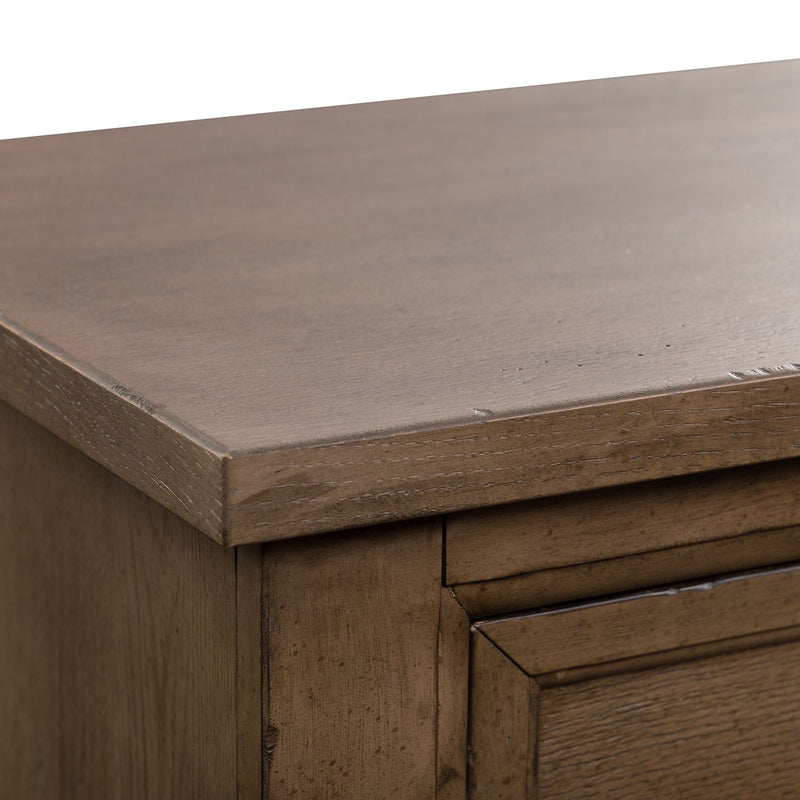 Americana Farmhouse 12 Drawer Chesser in Dusty Taupe and Black