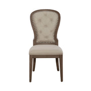 Americana Farmhouse Uph Tufted Back Side Chair image