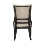 Americana Farmhouse Uph Shelter Side Chair- Black (RTA) image