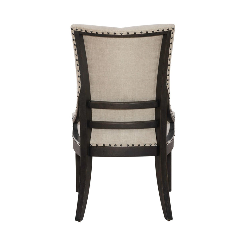 Americana Farmhouse Uph Shelter Side Chair- Black (RTA) image