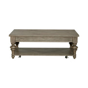 Americana Farmhouse Rectangular Cocktail Table in Dusty Taupe image