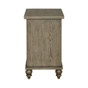 Americana Farmhouse Chair Side Table in Dusty Taupe image