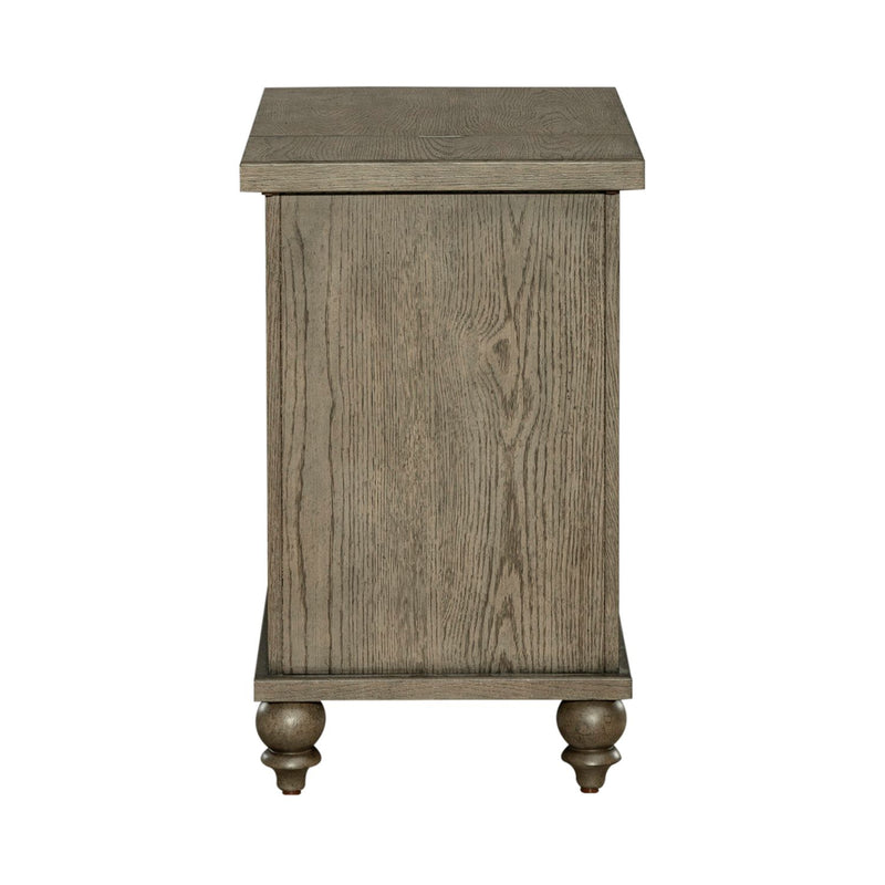 Americana Farmhouse Chair Side Table in Dusty Taupe image