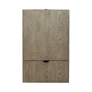 Americana Farmhouse Chair Side Table in Dusty Taupe image