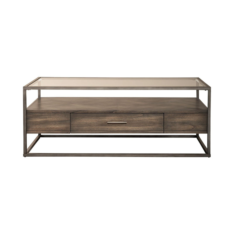 Jamestown Rectangular Cocktail Table in Brown image