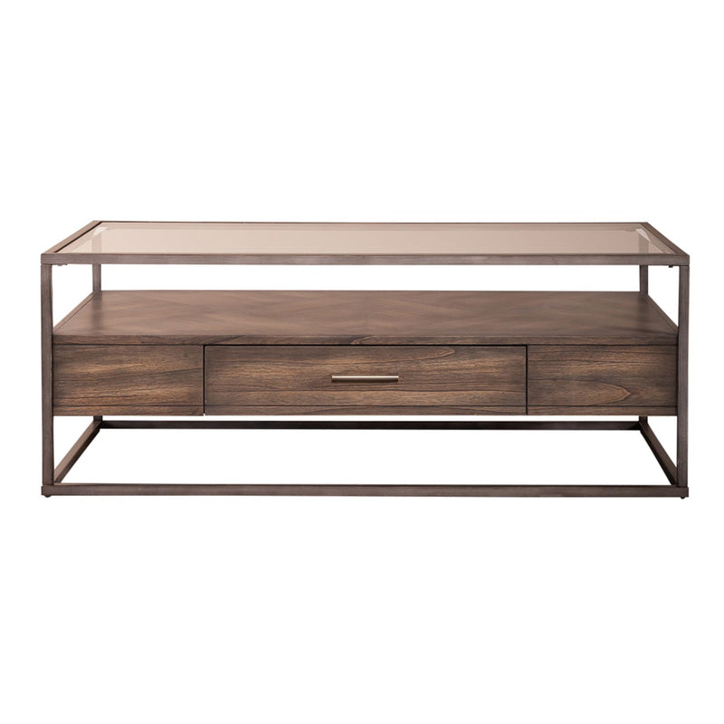 Jamestown Rectangular Cocktail Table in Brown