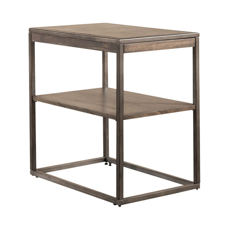 Jamestown Chair Side Table in Brown image