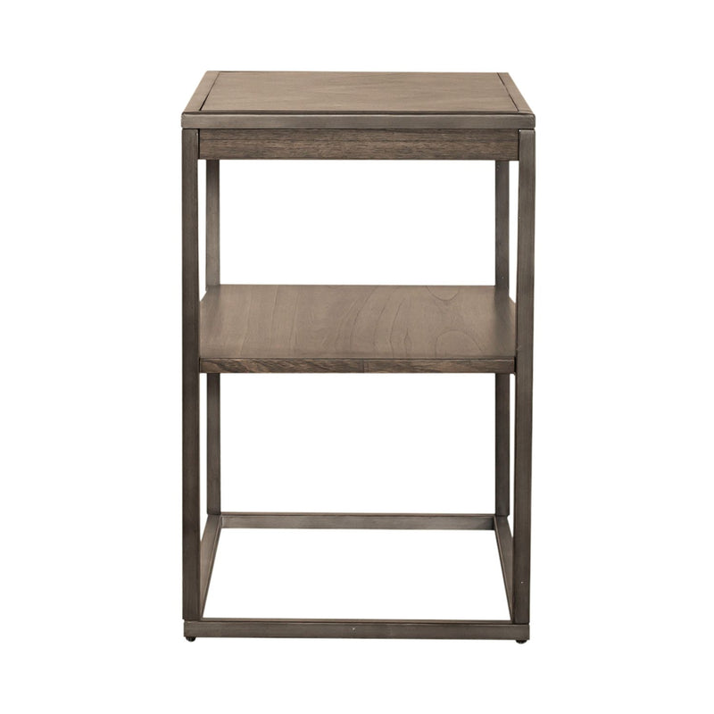 Jamestown Chair Side Table in Brown image