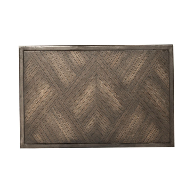 Jamestown Chair Side Table in Brown image